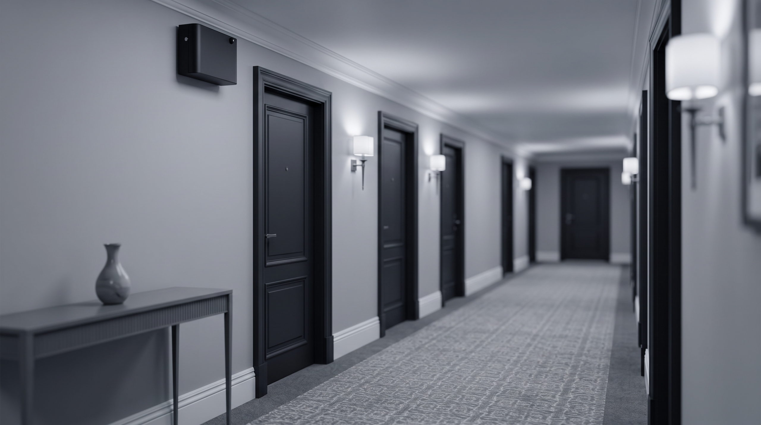 A diffusion unit in a hotel suite